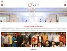 Tablet Screenshot of csip.vn